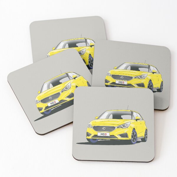 Item preview, MG3 Car in Hello Yellow designed and sold by Webazoot Industries - Car Art.