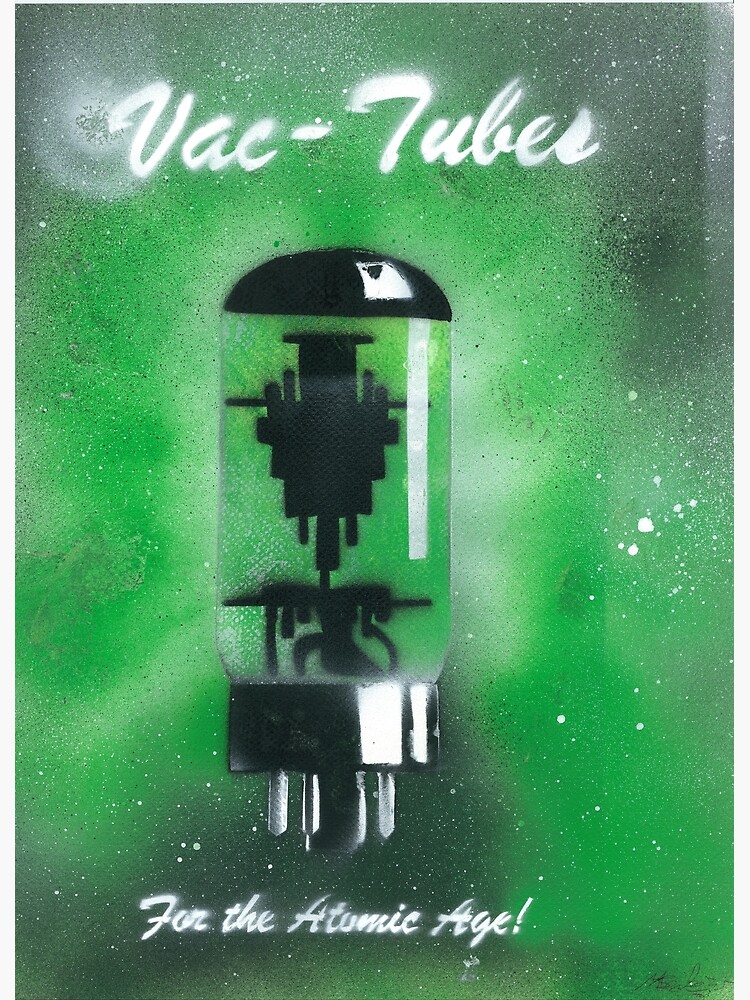 "Vintage Vacuum Tube Poster" Poster by Bwebbmann Redbubble