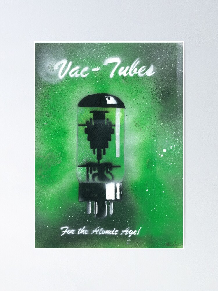 "Vintage Vacuum Tube Poster" Poster by Bwebbmann Redbubble