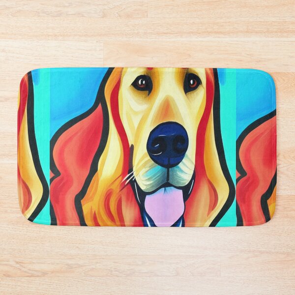 Item preview, Funny Cool Golden Retriever Dog Cubism Style Art designed and sold by Nature's Fancy.