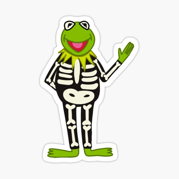 phoebe bridgers kermit frog illustration Sticker