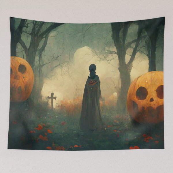 Item preview, Scary Pumpkins Dark Halloween designed and sold by RileyKyler.