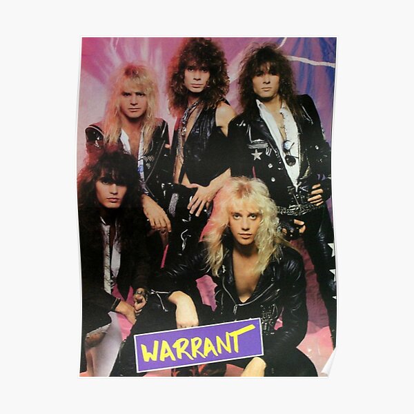warrant best selling Poster