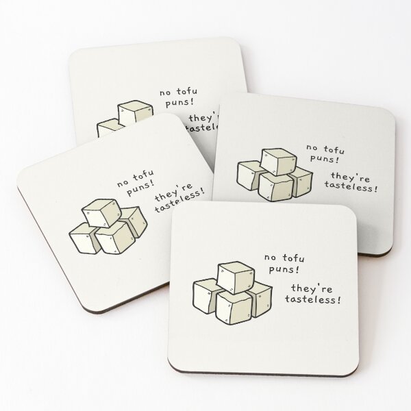 Item preview, no tofu puns! they're tasteless! designed and sold by AprilCreations.