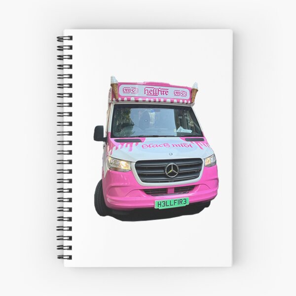 Item preview, black midi ice cream truck designed and sold by joshlikesmusic.