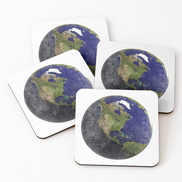 Item preview, Earth Globe North America Grunge/Distressed designed and sold by KTSubz Faith & Fun Designs.