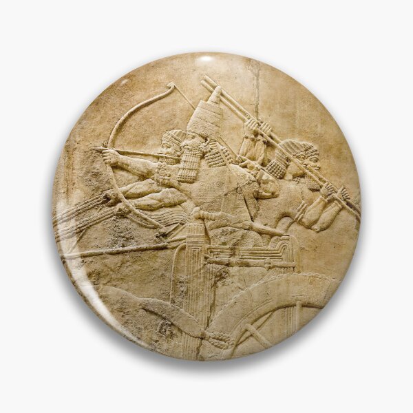 Item preview, Assyrian Lion Hunt 03 Short designed and sold by Weston  Westmoreland.
