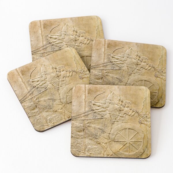 Item preview, Assyrian Lion Hunt 03 Short designed and sold by Weston  Westmoreland.
