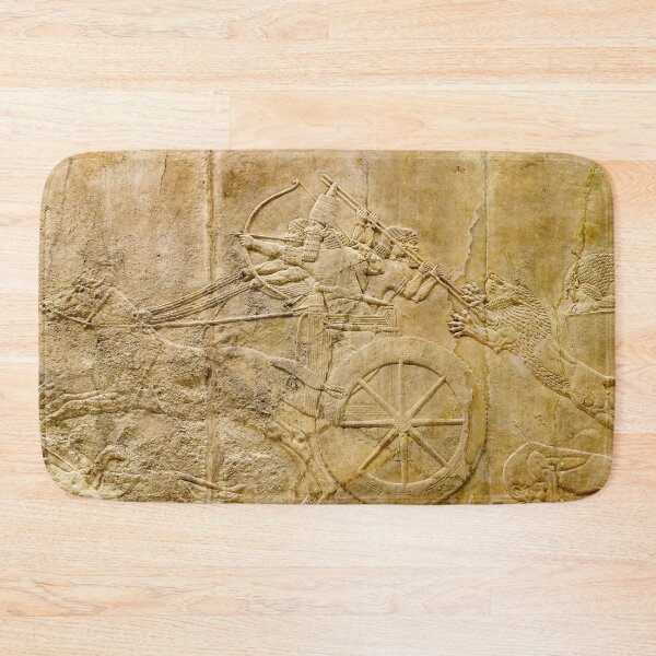 Item preview, Assyrian Lion Hunt 03 Short designed and sold by Weston  Westmoreland.