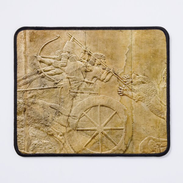 Item preview, Assyrian Lion Hunt 03 Short designed and sold by Weston  Westmoreland.