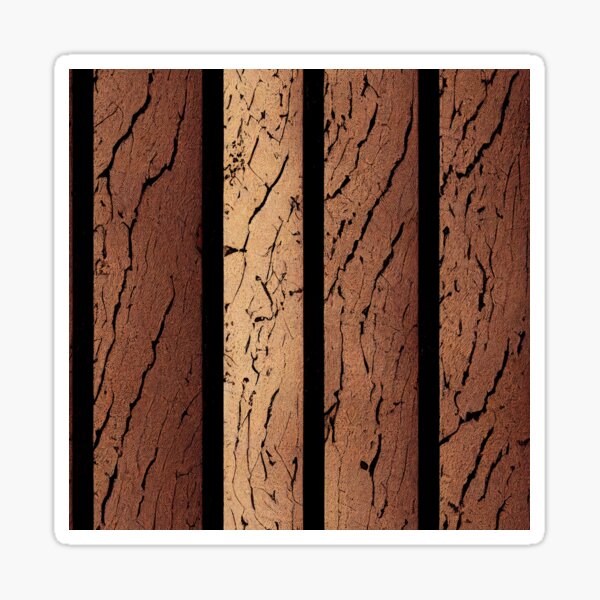 Muster - Textur - Holz- Schwarze Linien Sticker