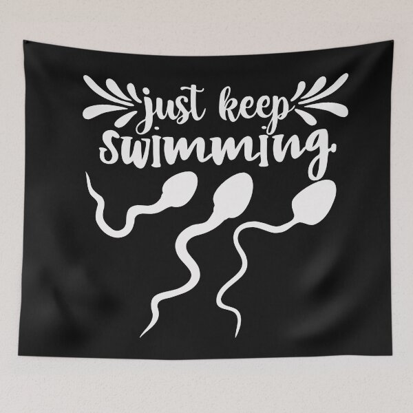 Item preview, Sperm - Just keep swimming designed and sold by RebeccaRe.