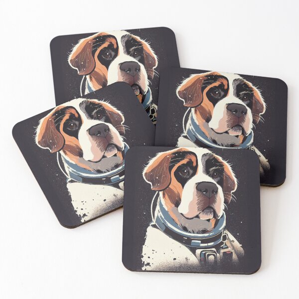 Item preview, Astronaut St-Bernard portrait designed and sold by etherElric.