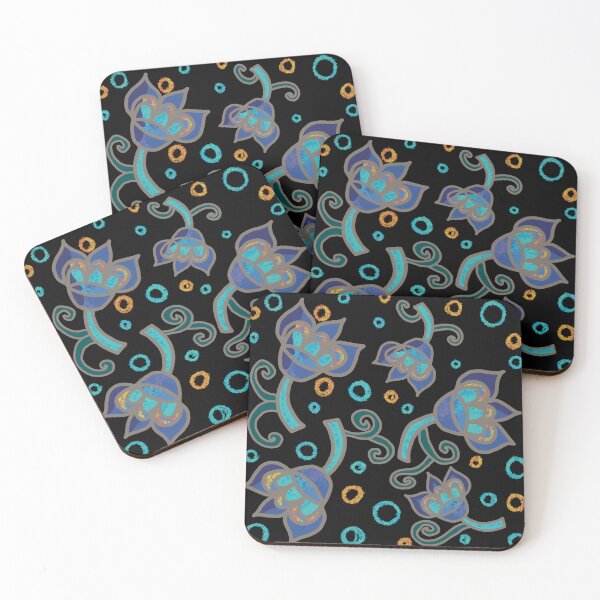 Item preview, Floral pattern - bluish , from the last century designed and sold by Svetlana  Horvat.