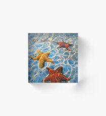 Go with the flow Acrylic Block