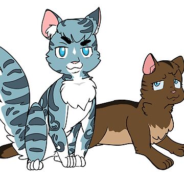 Warrior cats pattern 2 Sticker for Sale by strawbebehmod