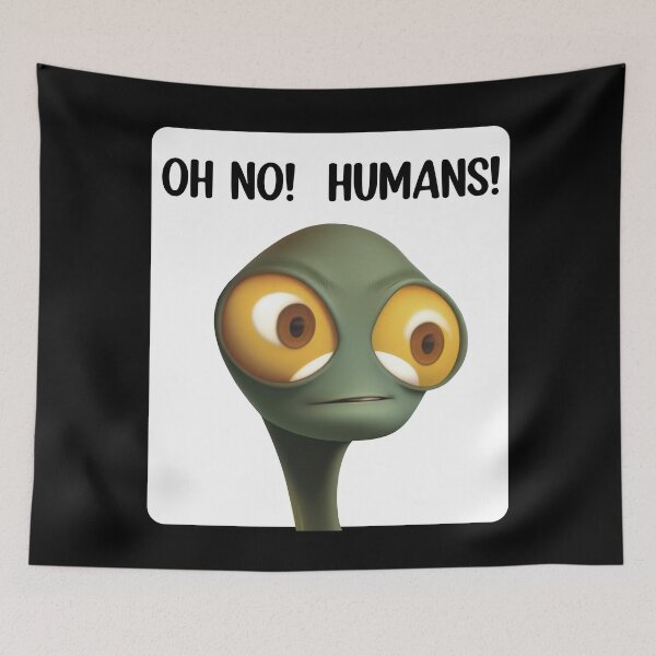 Item preview, oh no humans designed and sold by tony4urban.