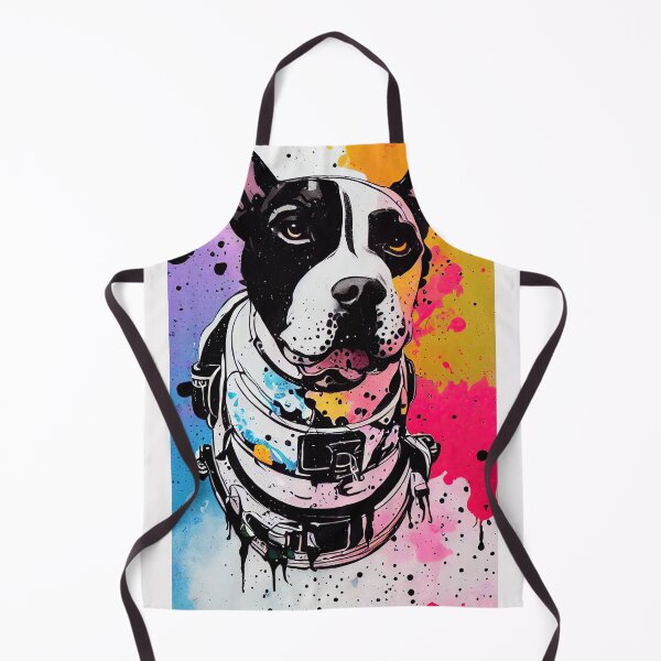 Item preview, Astronaut Pitbull portrait designed and sold by etherElric.