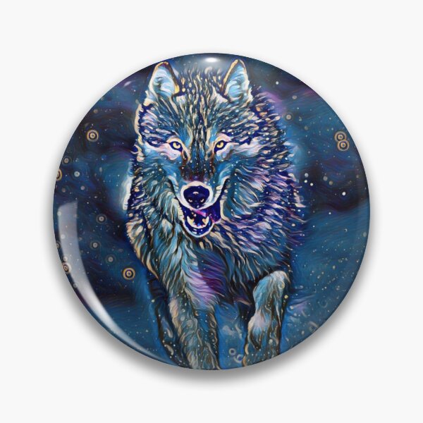 Item preview, Running wolf at night designed and sold by MagiLand ⭐⭐⭐⭐⭐.