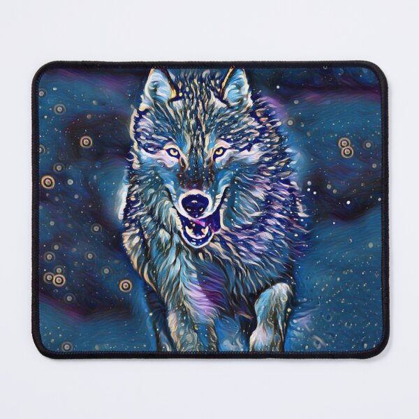 Item preview, Running wolf at night designed and sold by MagiLand ⭐⭐⭐⭐⭐.