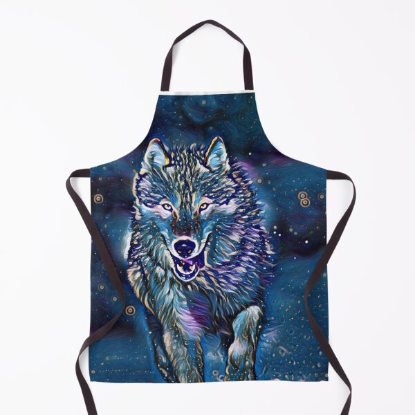 Item preview, Running wolf at night designed and sold by MagiLand ⭐⭐⭐⭐⭐.