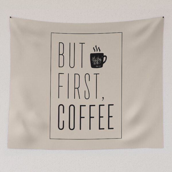 Item preview, But First, COFFEE designed and sold by TeesbyDD.