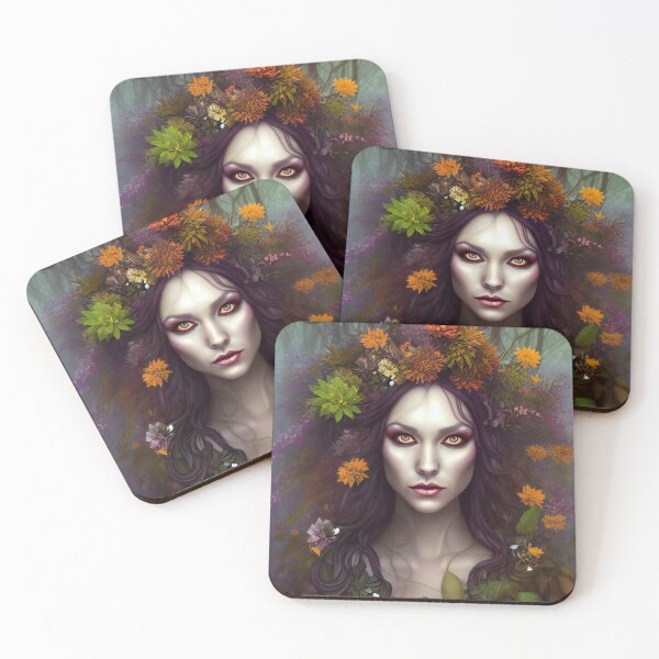 Item preview, Marigold Calarook, Witch and Keeper of the Forest, Fantasy Art designed and sold by Itaya Art.