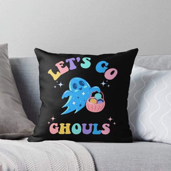 Item preview, Retro Groovy Let's Go Ghouls Halloween Ghost Outfit Costumes designed and sold by Bovtique.
