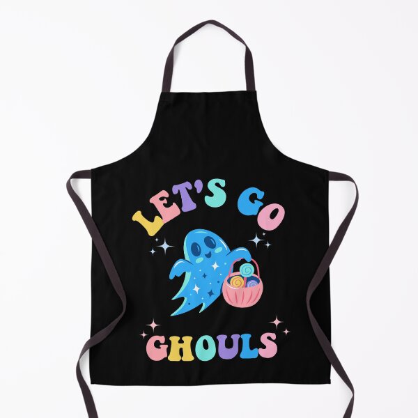 Artikelvorschau, Retro Groovy Let's Go Ghouls Halloween Ghost Outfit Kostüme entworfen und verkauft von Bovtique.