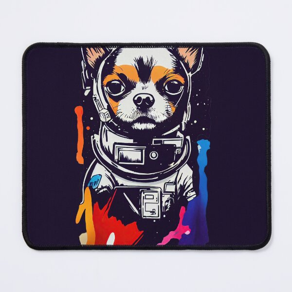 Item preview, Astronaut chihuahua portrait designed and sold by etherElric.