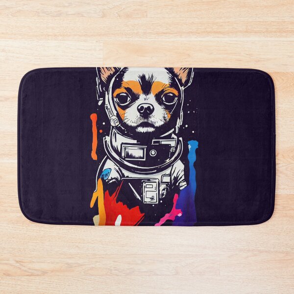 Item preview, Astronaut chihuahua portrait designed and sold by etherElric.