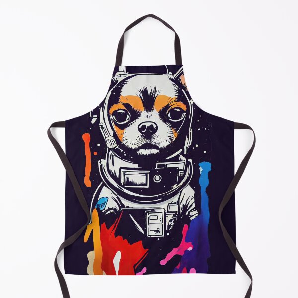 Item preview, Astronaut chihuahua portrait designed and sold by etherElric.
