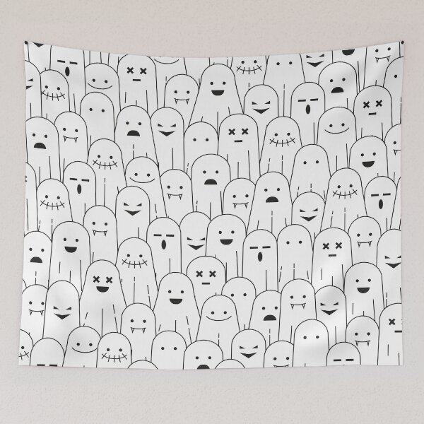 Item preview, Halloween Ghost pattern designed and sold by blackdogshop.