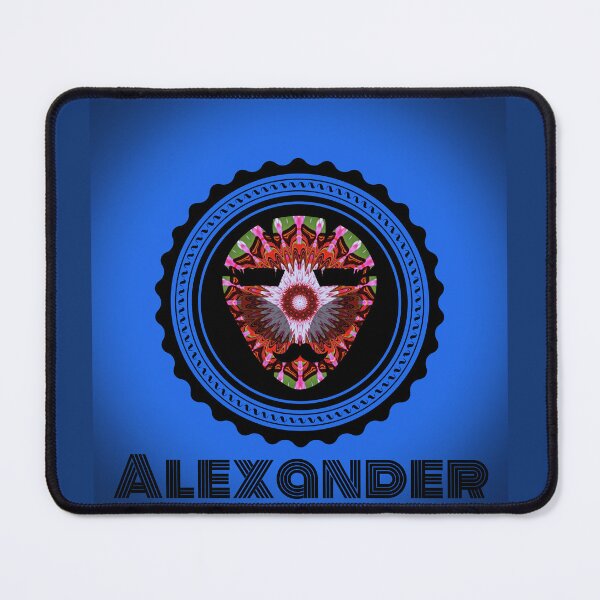 Item preview, Alexander - Mustache Alien - Funny First Name designed and sold by LV-creator.