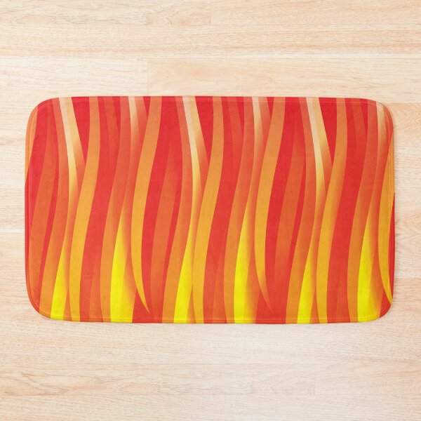 Item preview, Fire Red Waves - energizing warm pattern designed and sold by houseofwray.