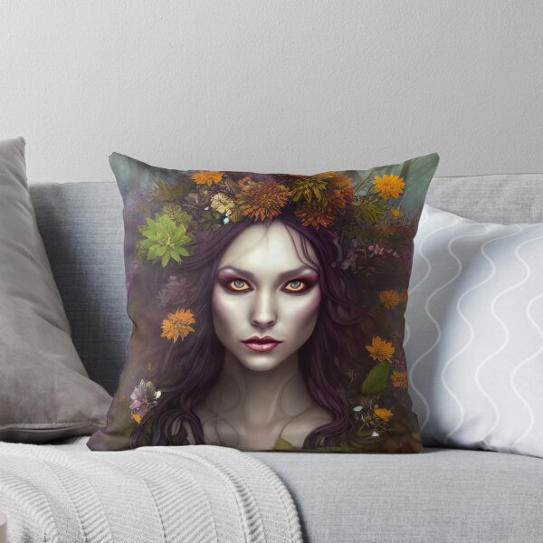 Item preview, Marigold Calarook, Witch and Keeper of the Forest, Fantasy Art designed and sold by Itaya Art.