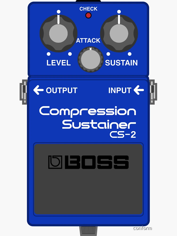 Boss CS-2 Compression Sustainer Guitar Effect Pedal