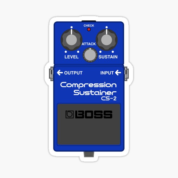 Boss CS-2 Compression Sustainer Guitar Effect Pedal