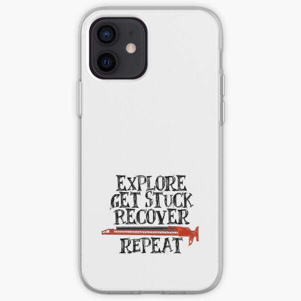 Explore, Get Stuck, Recover, Repeat iPhone Soft Case