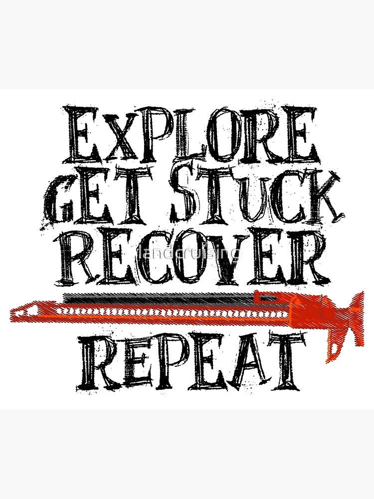 Explore, Get Stuck, Recover, Repeat by landcruising