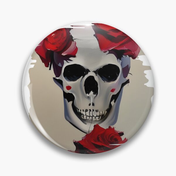 Item preview, Skull and Roses - Great Smile designed and sold by freshWaterCo.