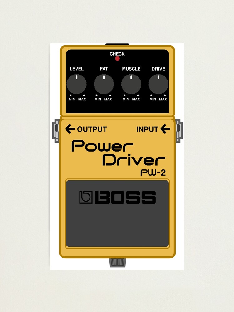 Boss PW-2 Power Driver Guitar Effect Pedal