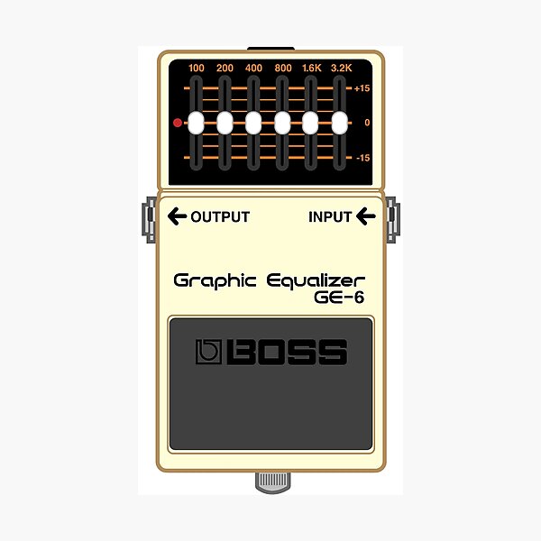 BOSS GE-6 graphic equalizer（銀ネジ） BOSS GE-6 graphic equalizer（銀ネジ） GE-6 Graphic Equalizer
