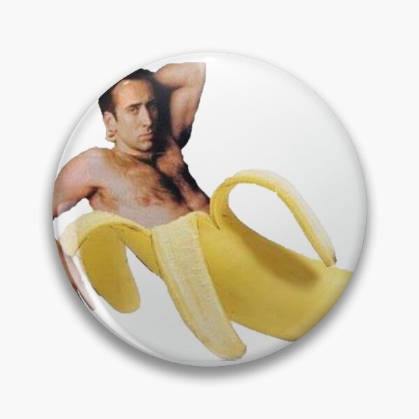 Item preview, Nicolas Cage In A Banana - Original Yellow designed and sold by karlaminev2.