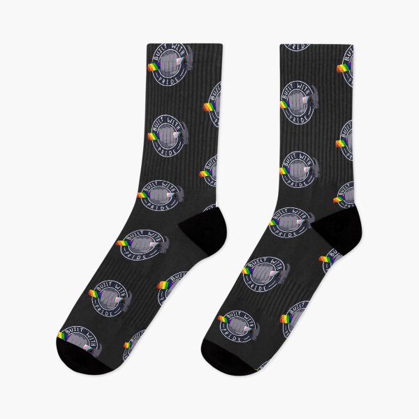 Item preview, Built with Pride | National Coming Out Day | Love Is Love | Equality | Gray designed and sold by monkish.