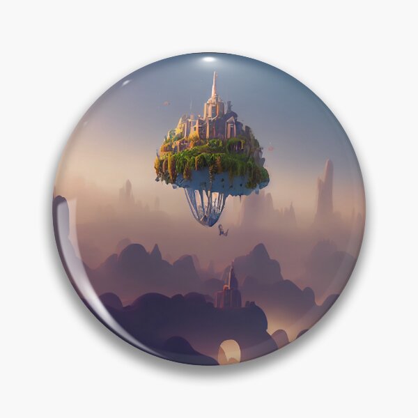 Item preview, Surreal Landscape - Living on a floating Island designed and sold by Elflena.