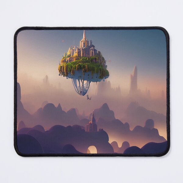 Item preview, Surreal Landscape - Living on a floating Island designed and sold by Elflena.