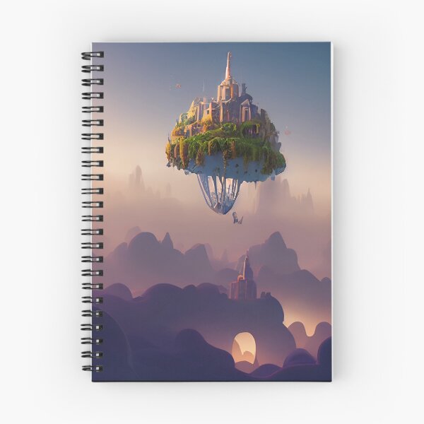 Item preview, Surreal Landscape - Living on a floating Island designed and sold by Elflena.