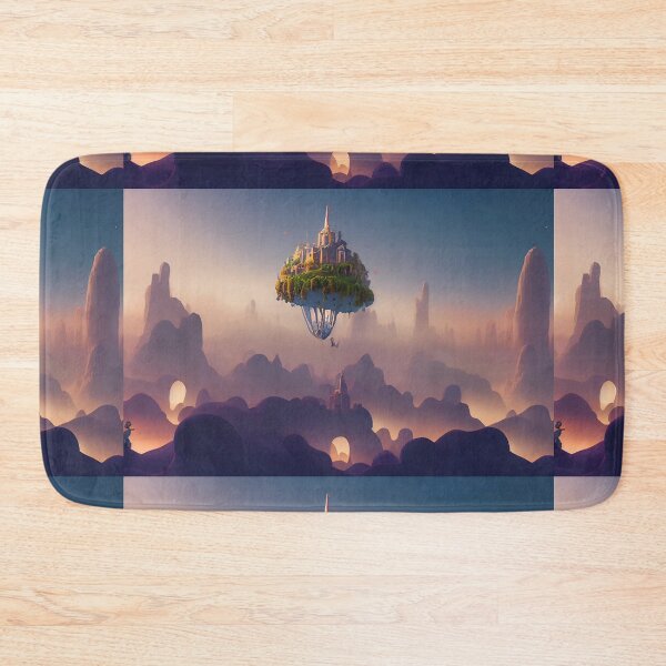 Item preview, Surreal Landscape - Living on a floating Island designed and sold by Elflena.