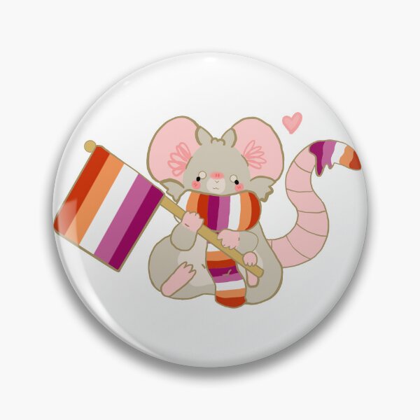 Item preview, Lesbian Pride Rat designed and sold by Zedoodles.